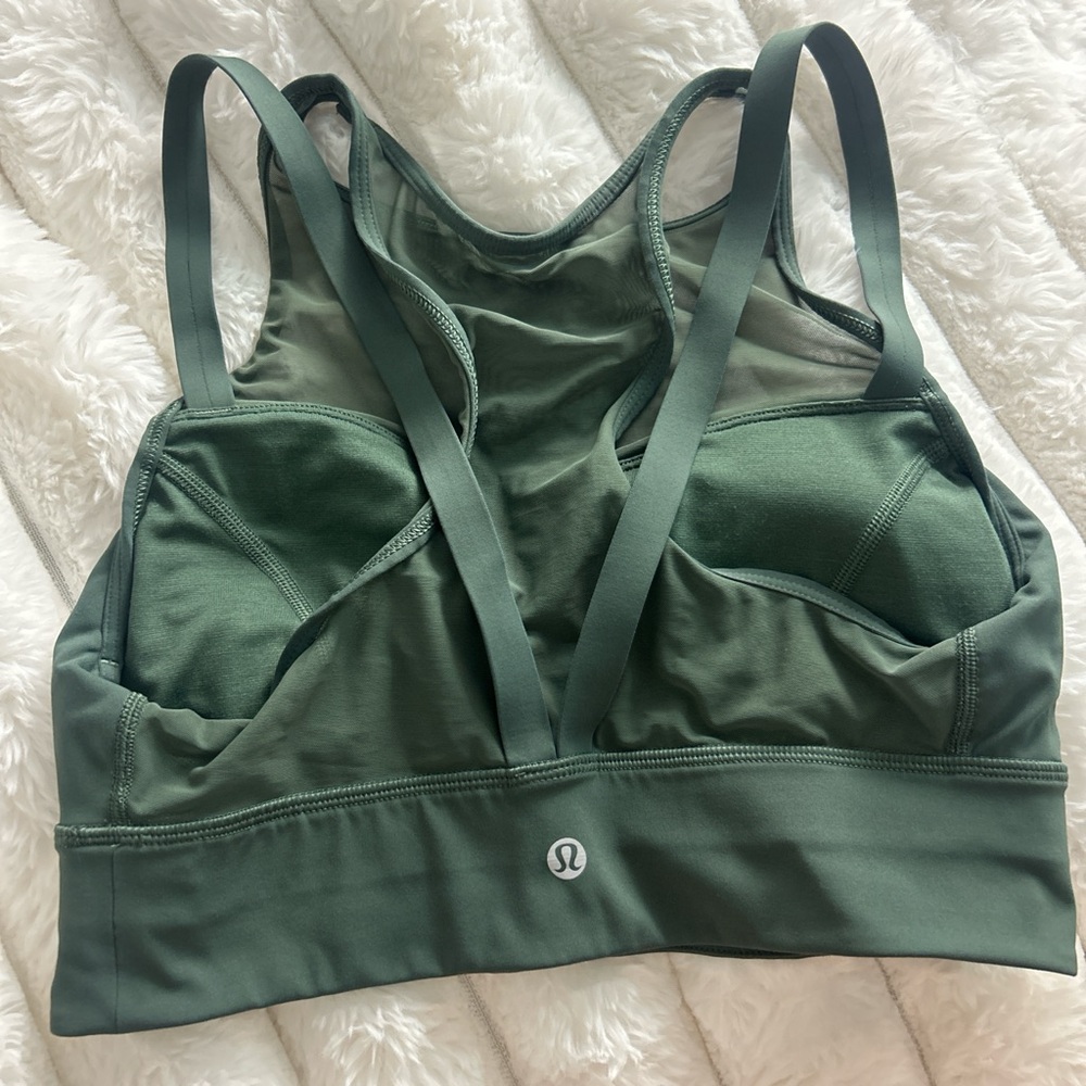 lululemon Forest Green Sports Bra